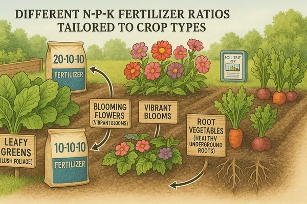 fertilizer ratio illustration