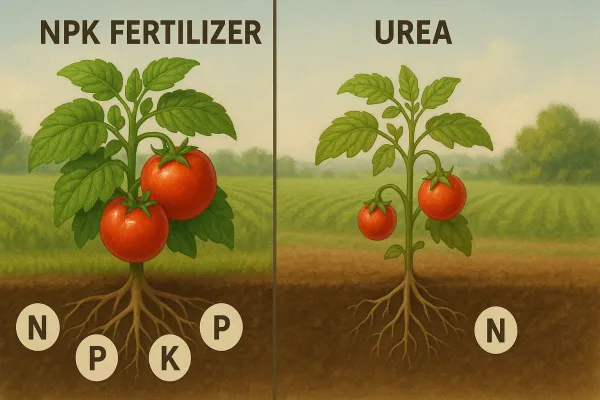 NPK fertilizer vs urea comparison