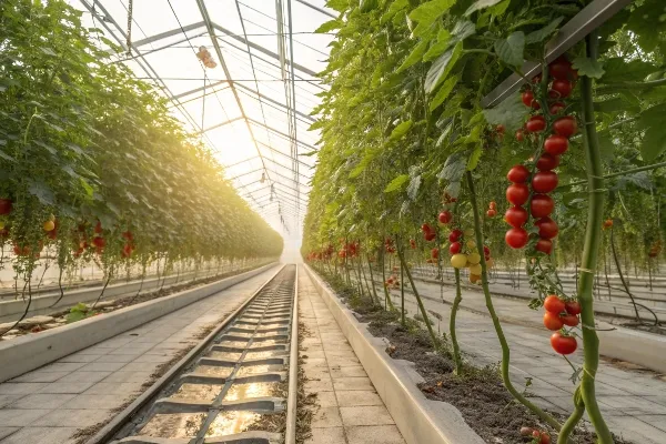 Greenhouse tomatoes
