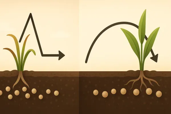The principle of slow-release nitrogen fertilizer