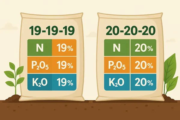 NPK 19-19-19 VS NPK 20-20-20